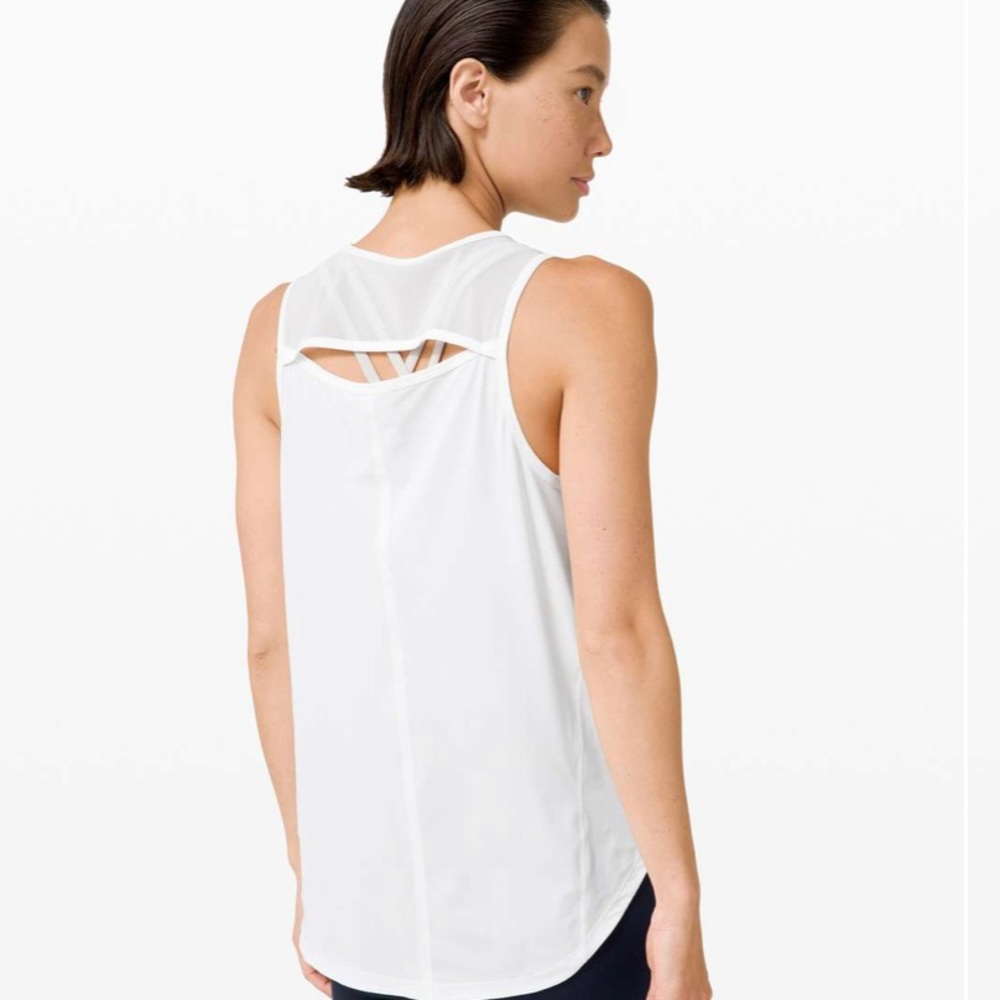 NWT - Lululemon White Sculpt Tank 4 - Picture 2 of 7
